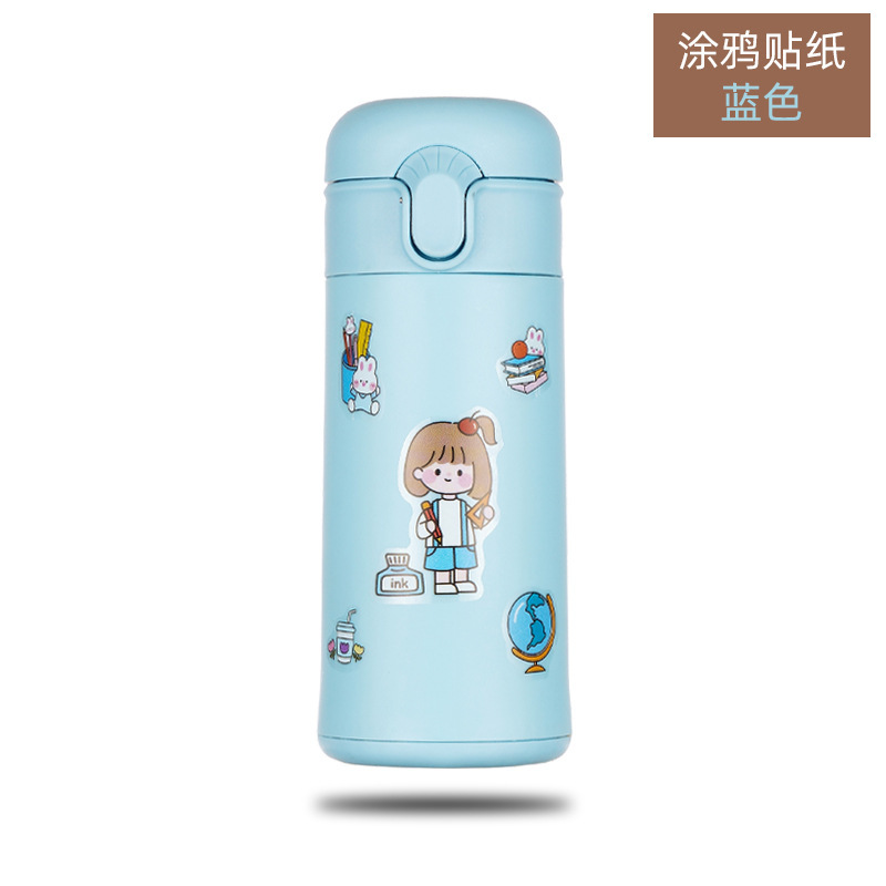 Children's Bullet Cup Exquisite Glass Water Cup Men's and Women's Student Portable Business Insulated Mug Promotional Gifts Water Cup