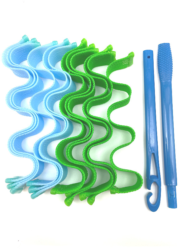 No Heat Hair Curlers Magic Hair Curlers 12 (25cm-65cm) Water Ripple Roll Waves Roll Egg Roll Magic Roll