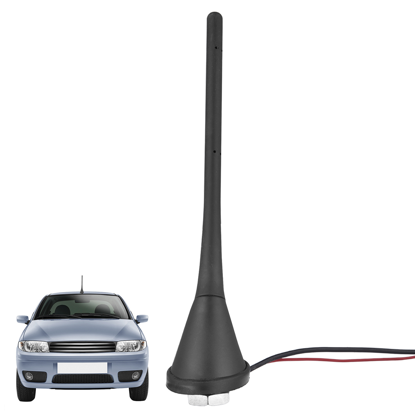 车友乐 车顶汽车收音机天线fm,am天线 车载天线 信号好 好安装