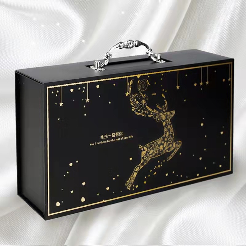 德芙巧克力双层礼盒 一鹿有你包装纸盒子 520情人节化妆品礼品盒