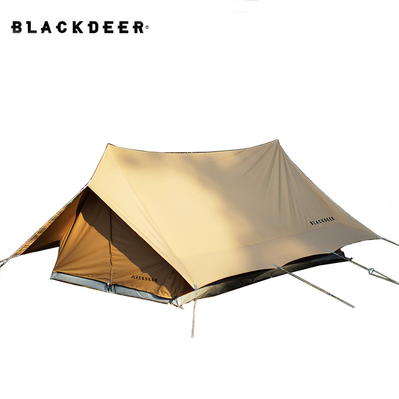 黑鹿幽居印第安帐篷天幕组合套装户外露营遮阳防雨家用自驾游装备