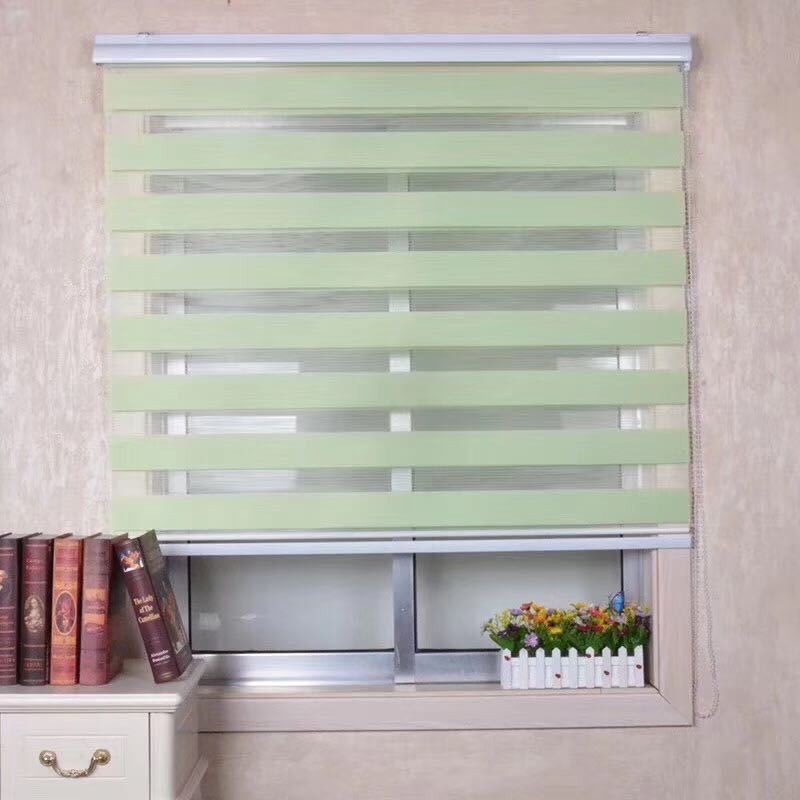 Louver Curtain Roller Shutter Day & Night Curtain Double Roller Blind Day & Night Curtain Shading Curtain Curtain Rod Tracery Factory Direct Sales