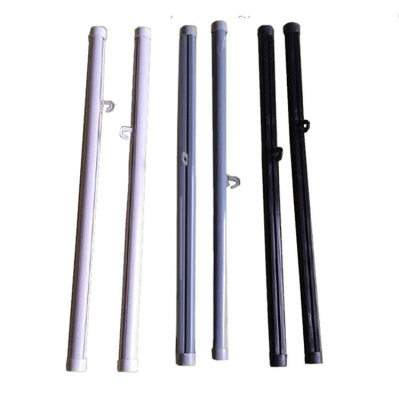 吊旗悬挂杆塑料旗杆pop海报黑灰挂画轴pvc挂旗铝合金圆挂轴卷画轴