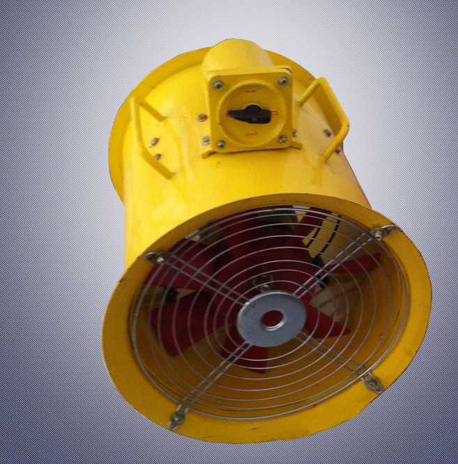 便捷手提式防爆轴流风机正负压排烟机小型坑道送风机涡轮式