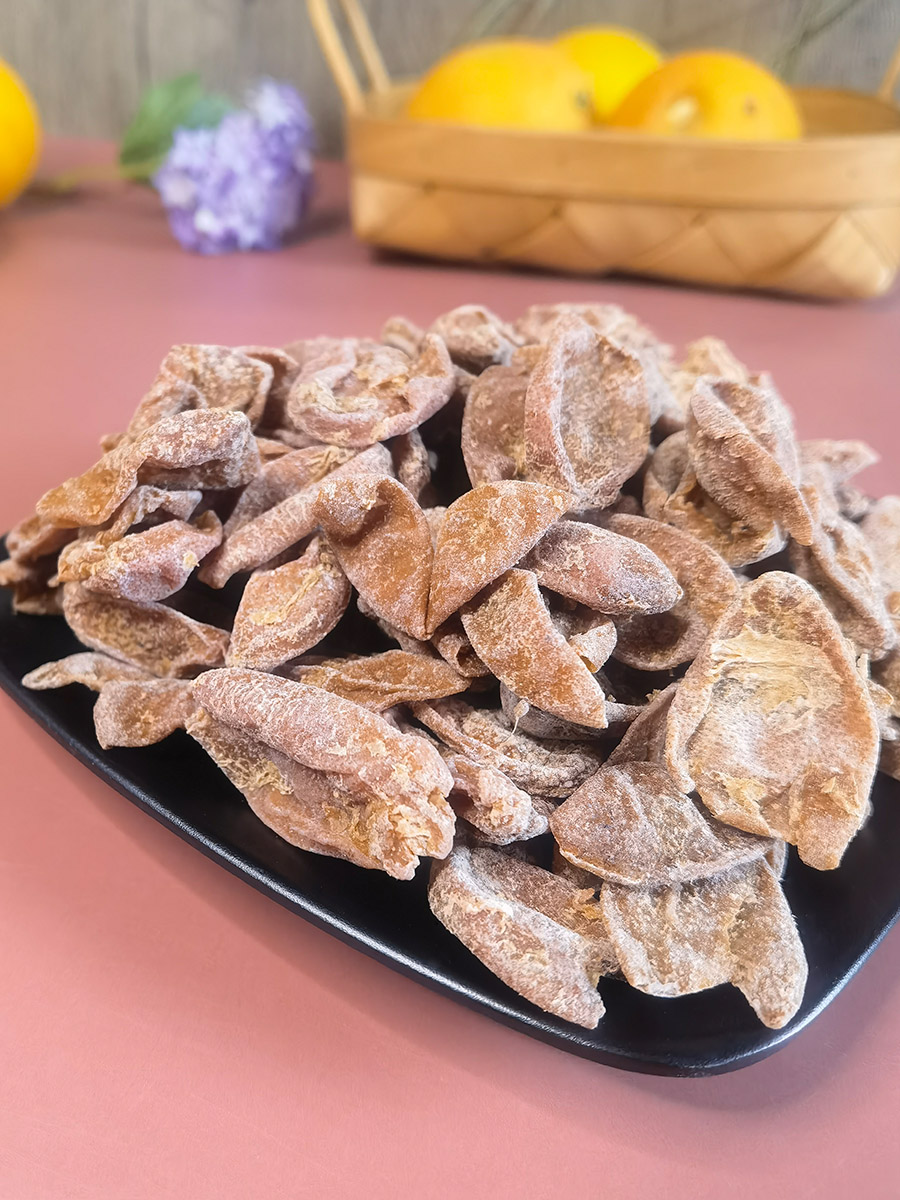优好岛无核咸甘草黄皮干鸡心黄皮果零食广东新兴特产咸甘黄皮干果