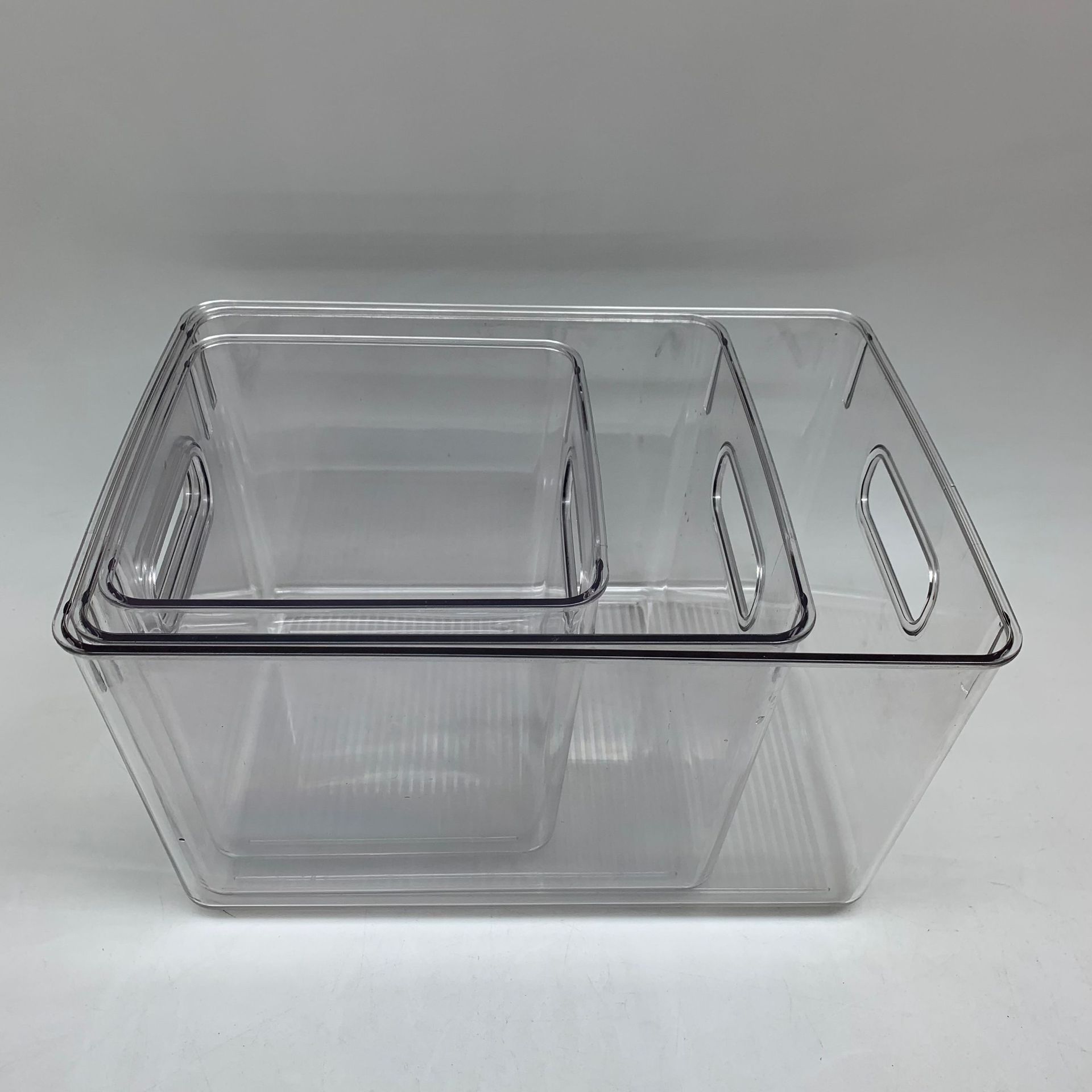 书籍收纳箱透明塑料书本收纳筐学生绘本牛津树储物桌面整理收纳盒