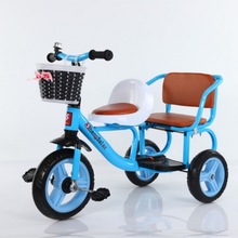 童车批发儿童三轮车双人脚踏自行车宝宝婴幼儿单车可载人小孩玩具
