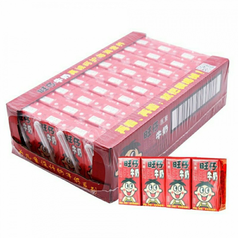 新日期旺旺旺仔牛奶特价整箱批发125ml儿童奶网红奶早餐儿时记忆