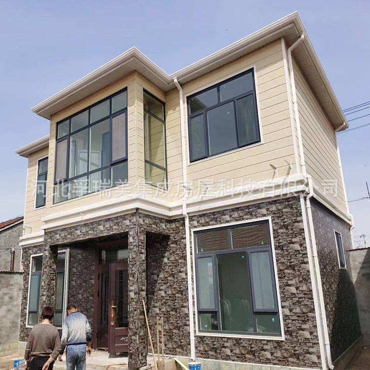 轻钢别墅新农村自建房材料厂家龙骨装配式新结构建筑二层房屋