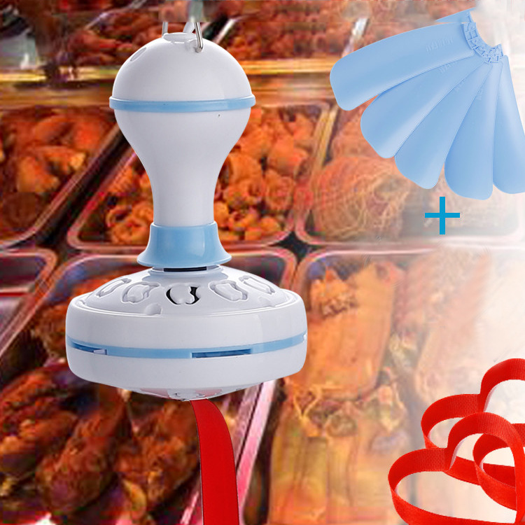 220v赶苍蝇小吊扇水果商店驱蚊卤菜熟食店专用小风扇蔬菜转叶扇