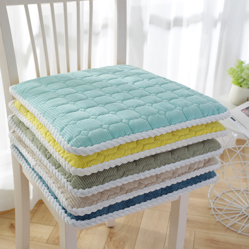 椅子垫子冬季家用厚坐垫餐桌椅防滑学生坐垫加厚办公室屁垫冬椅垫