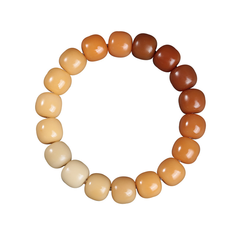 Pliable Temperament Weathering Gradient Bodhi Bracelet Seiko Tunnel Natural Bodhi Rosary Single Circle Bracelet Live Supply