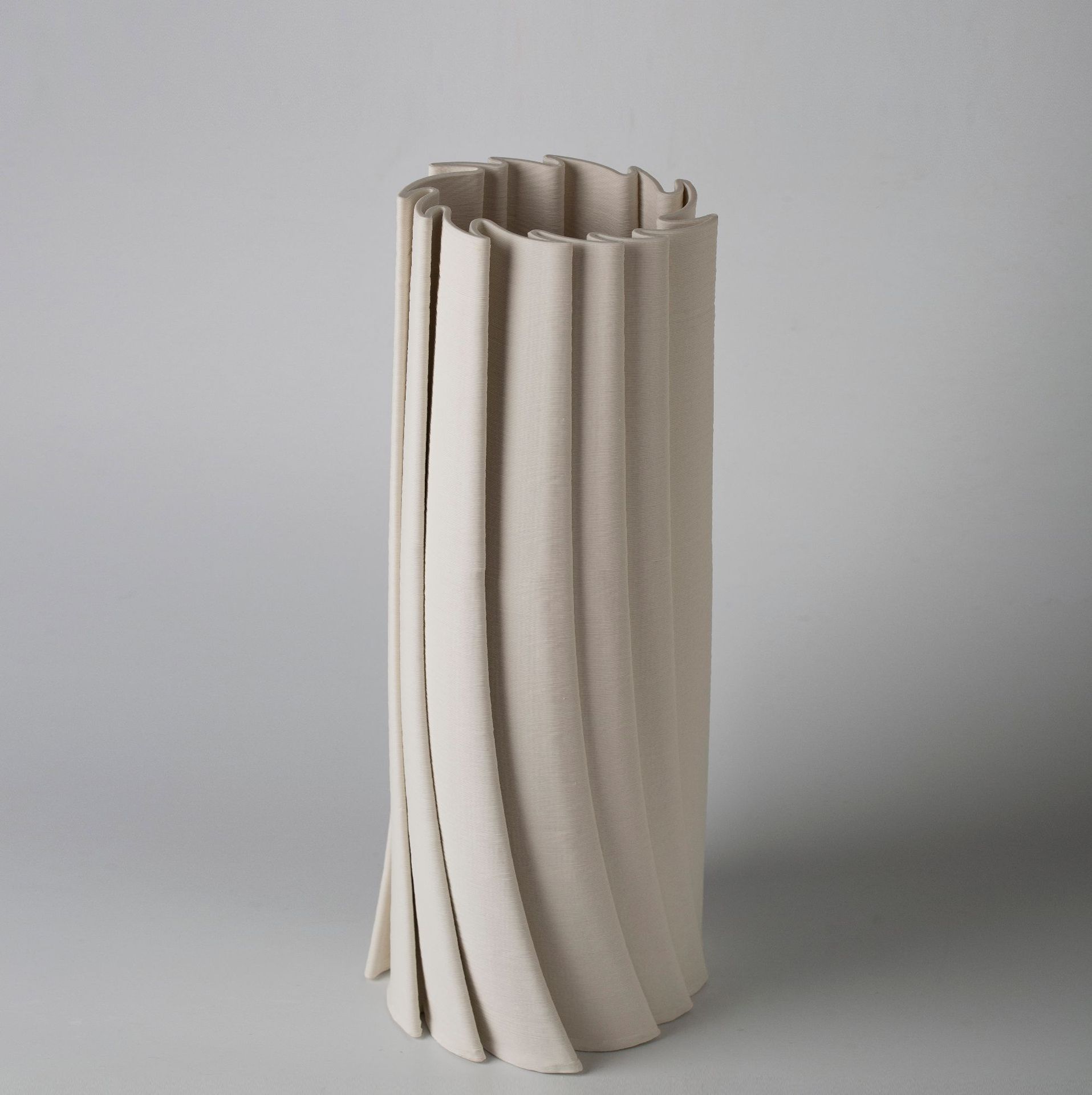 景德镇陶瓷3d打印简约异形陶瓷花器现代样板间客厅玄关插花装饰