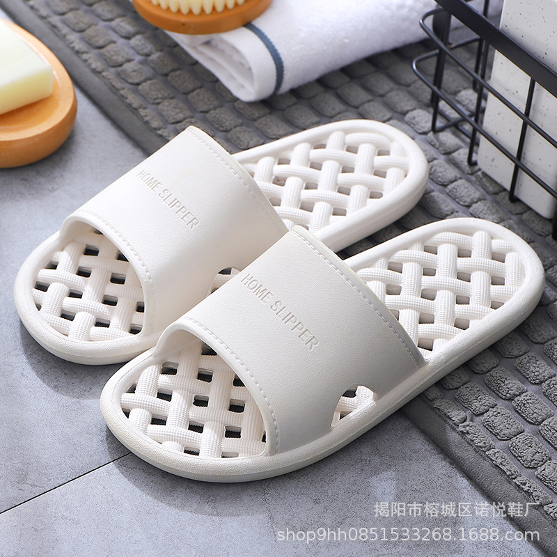 Japanese Anti-Slip Home Bathroom Slippers Women's Hotel Toilet Indoor Winter Bath Leaking Quick-Drying Toilet Shoes