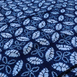 大理白族手工扎染面料客栈背景装饰蓝染布桌布茶席diy服装布料