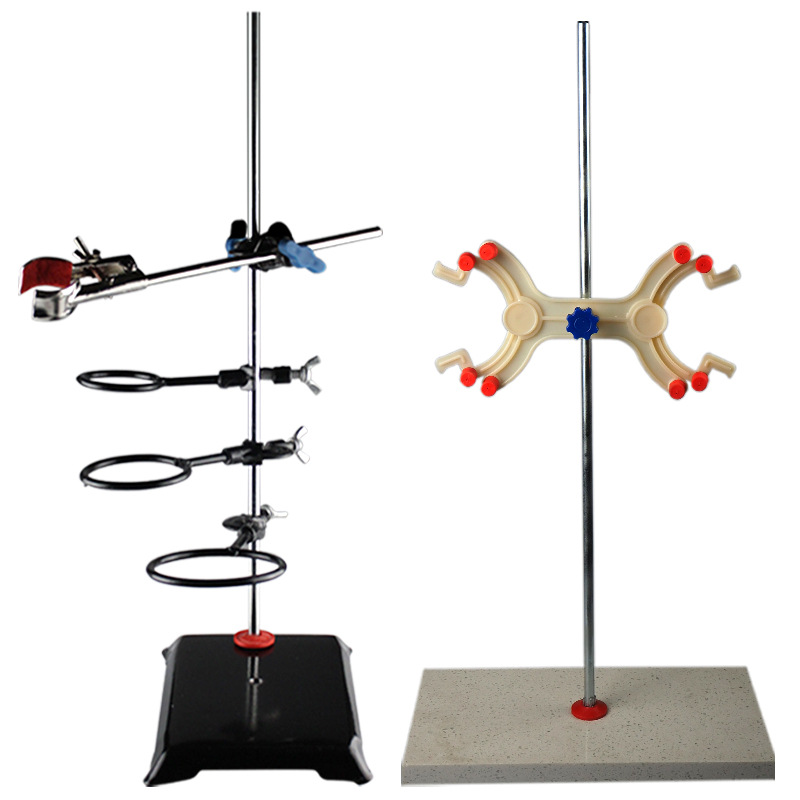 铁架台蝴蝶夹滴定台玻璃台化验室十字夹大理石用品器材仪器桌面