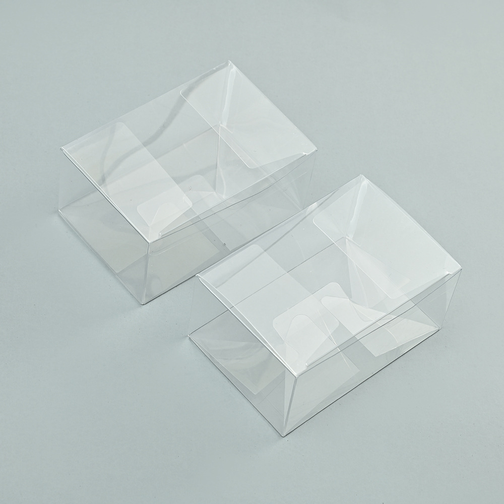全透明pet包装盒 正方形吸塑盒pvc胶盒小物件塑料盒 透明折边泡壳
