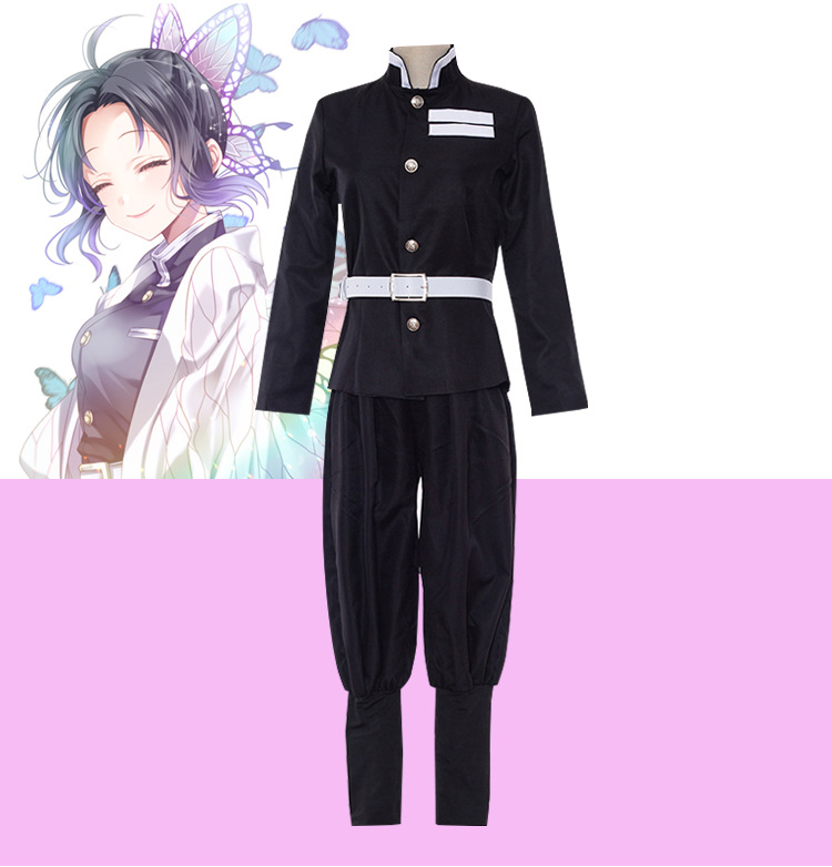 鬼灭之刃cos成人儿童蝴蝶忍cos全套羽织鬼杀队队服虫蛀cosplay装