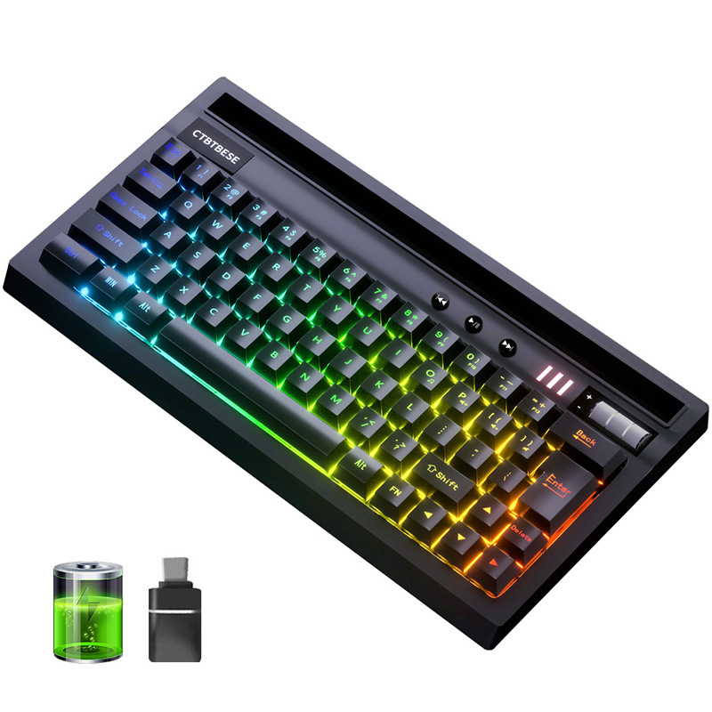 私模63键游戏机械键盘有线2.