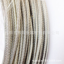 农业塑料大棚2.5mm包胶镀锌钢丝绳 捆绑用2.5 3.0mmPVC包胶钢丝绳