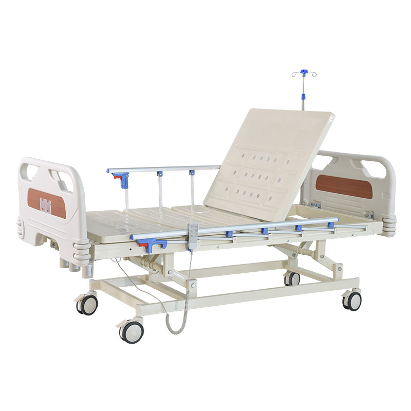 Hospital ICU Electric Three-Function Patient Bed Multi-Function Three-Function Medical Sickbed Medical Multi-Function Elevated Bed