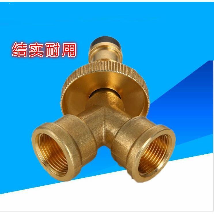 大量批发煤气罐一出二转接口 铜制手轮煤气罐三通阀门钢瓶低压高