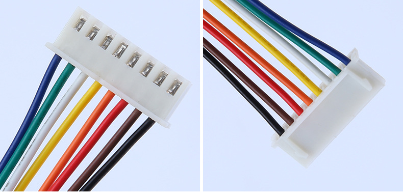 加工定制xh258pin端子连接线xh系列端子线带扣连接线