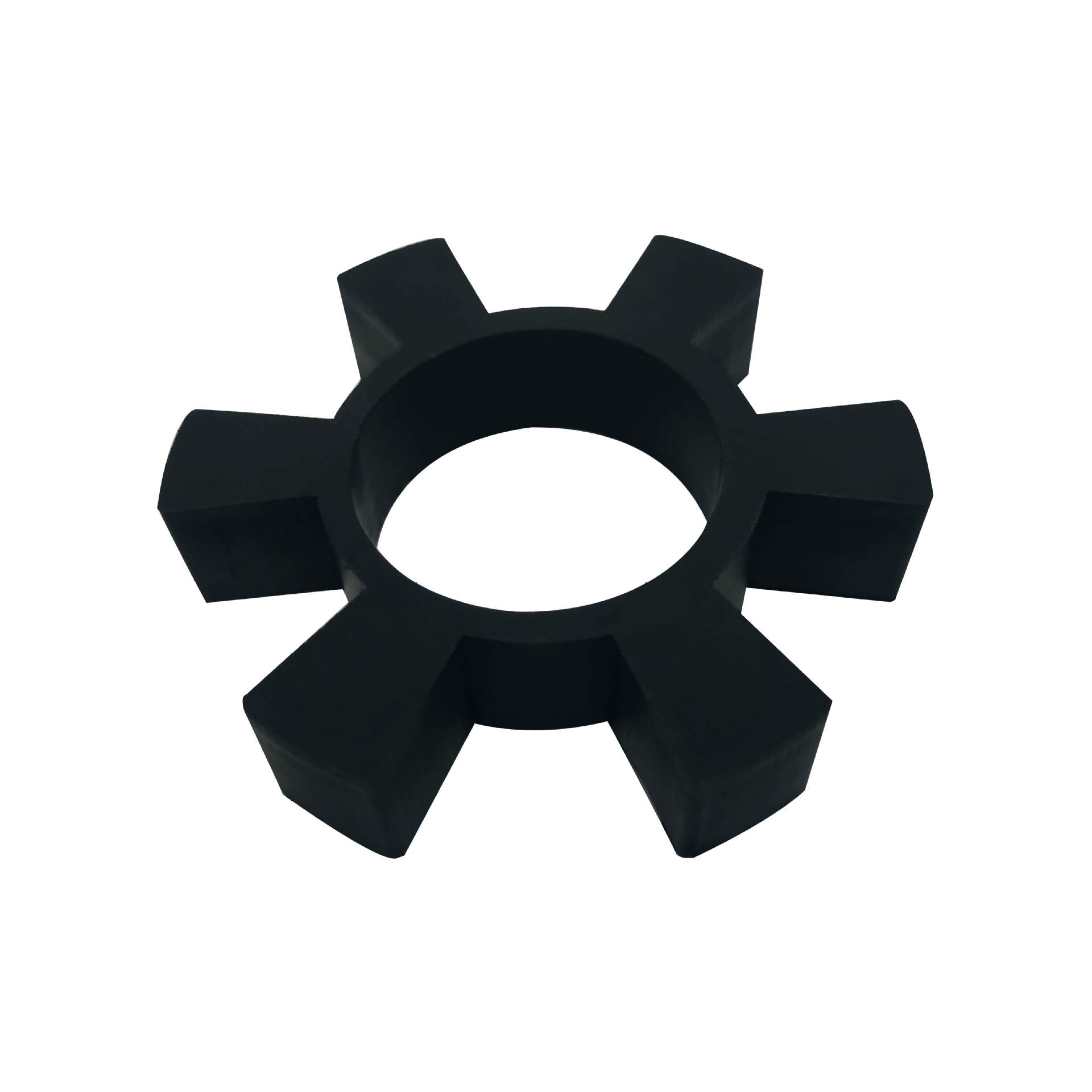 厂家直销 t型橡胶六角轮联轴器缓冲垫水泵对轮减震圈聚氨酯梅花垫