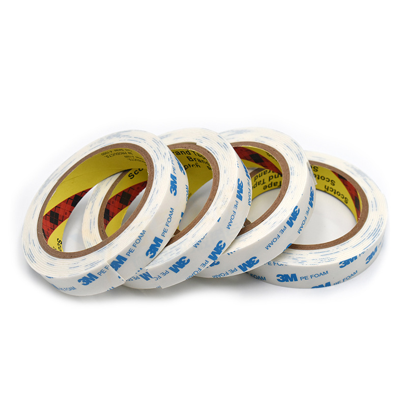 厂家定制pe foam1600t泡棉双面胶手机支架胶贴家居卫浴装饰固定胶