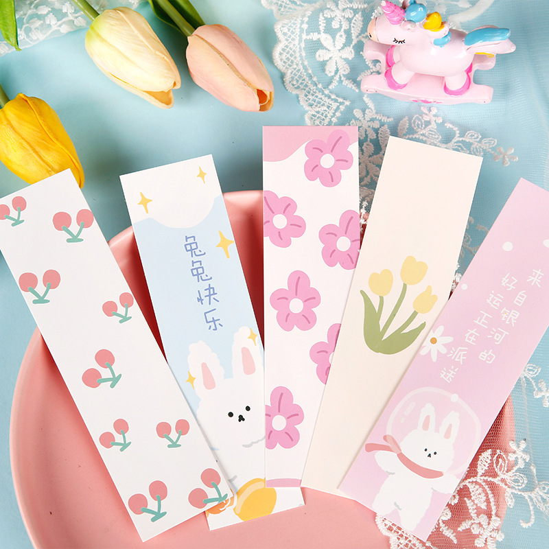 沐染纸质书签 银河童话系列 创意卡通插画礼物留言装饰卡 30张入