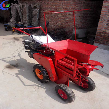 汽油玉米收获秸秆还田机 手扶式玉米收获机 小型单垄玉米收割机