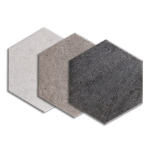 六角水泥砖 砂岩暖色白色黑色 设计感强烈 卫生间小地砖背景墙砖