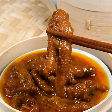 品胜酱香凤爪 港式早茶夜宵点心供应 早餐速食半成品生制中爪批发