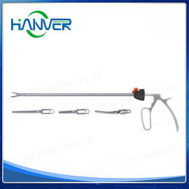 厂家直供 腹腔镜手术器械 医用 不锈钢 哈巴狗抓钳 直头 弯头