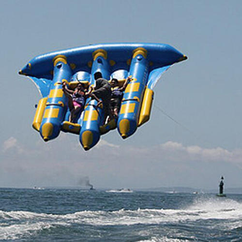 充气水上飞鱼海上摩托艇冲浪游乐设备玩具香蕉船户外大型拖拽漂浮