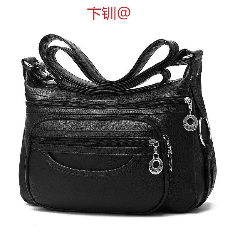 包包女2023新款女士软包中年妈妈单肩斜挎包时尚百搭小挎包大容量