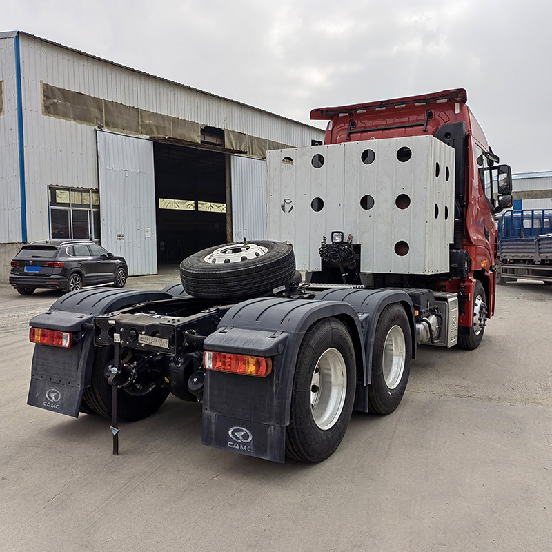 出口二手天然气拖拉机 集装箱燃气运输车 440马力半挂cng卡车头