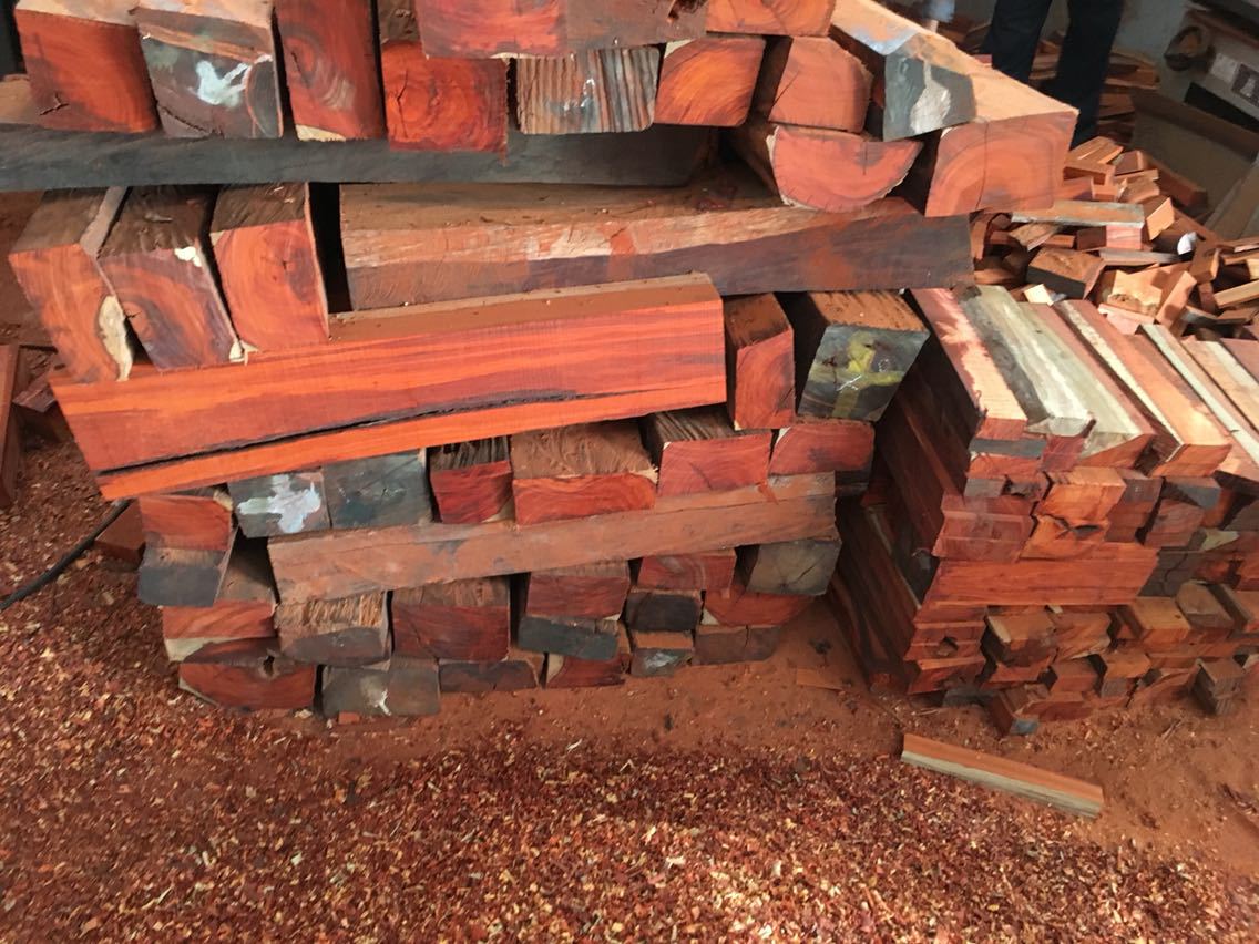 5成交57件红木小料 木戒指料 紫光檀 下角料 檀木料 红木料￥1.