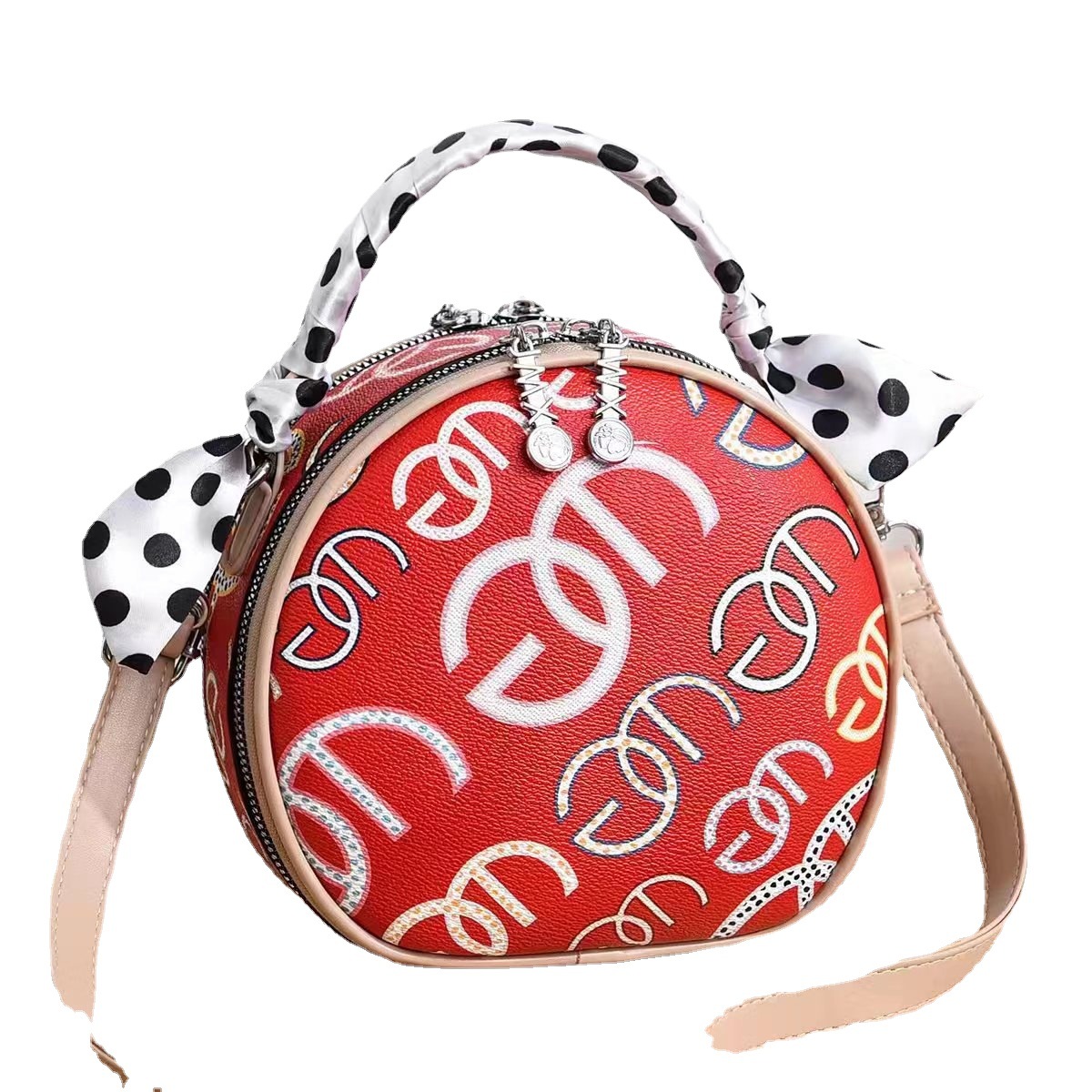Women's Bag 2023 New Sweet Personality Bucket Bag Handbag Messenger Bag Trendy Fashion Best-Seller Bucket Bag