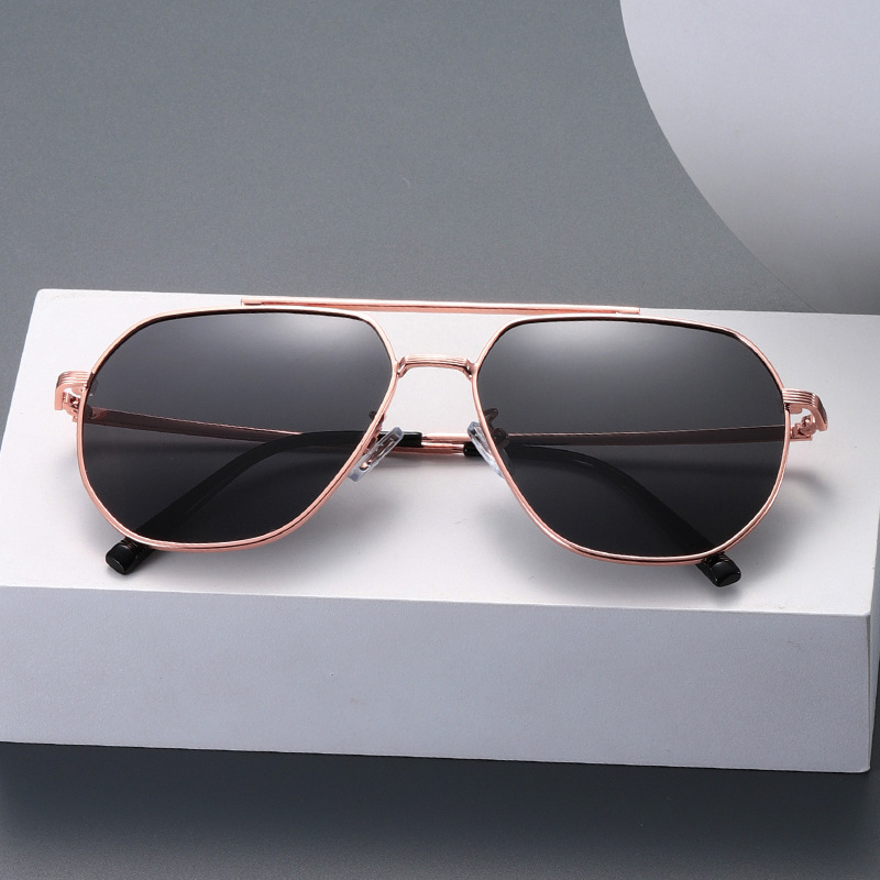 2024 New Internet Celebrity Fashion Polarized Sunglasses Polygon Oval Sunglasses Personalized Uv Protection Glasses 7116