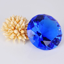 厂家批发diy彩色水晶钻石摆件 人工透明玻璃钻石量大价优