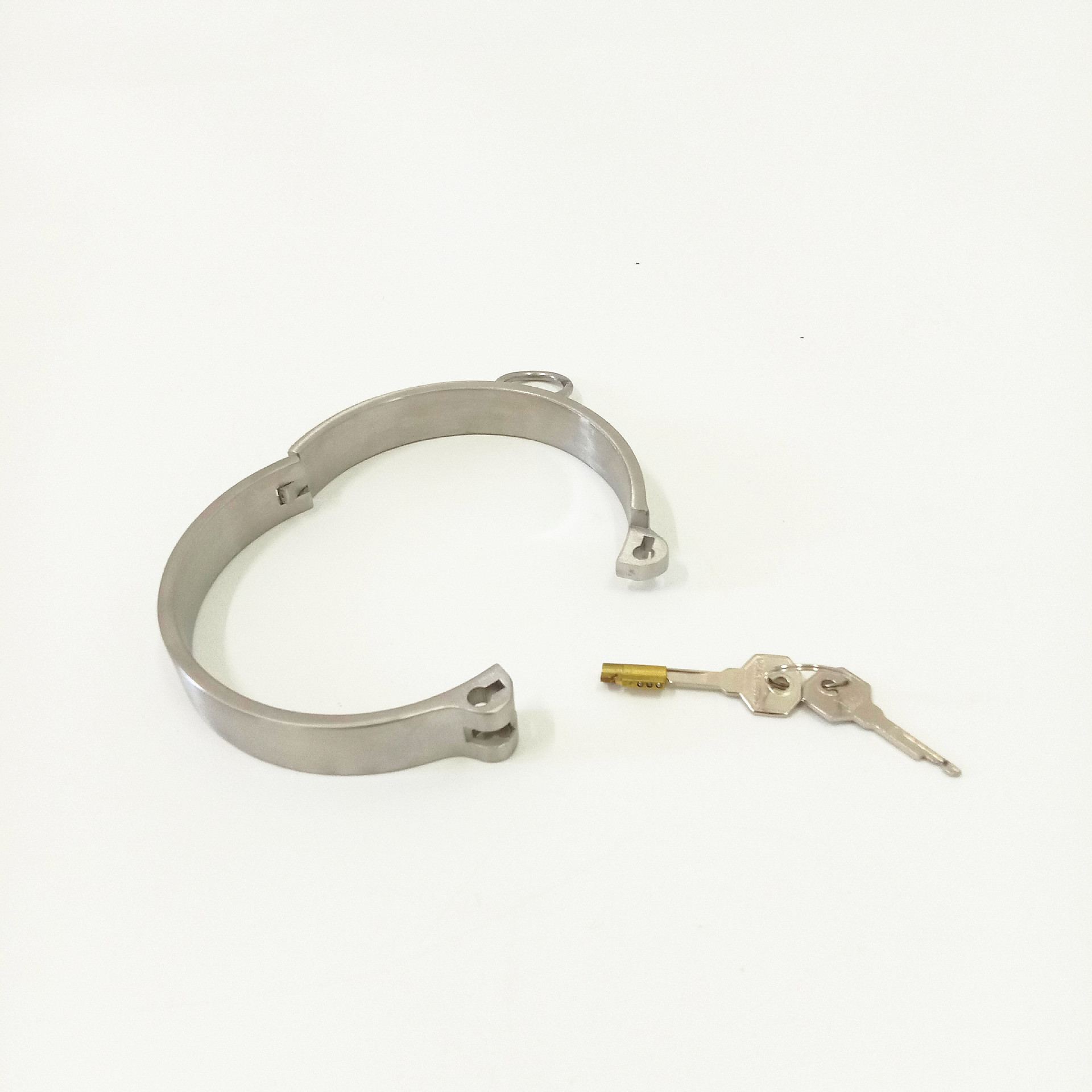 黑帝厂家成人情趣用品批发另类轻便式不锈钢插销锁手铐脚铐项圈