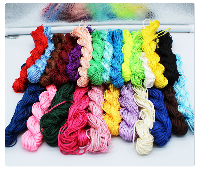 diy饰品配件1mm玉线 中国结珠宝编织线 手工饰配串线挂线红绳彩线