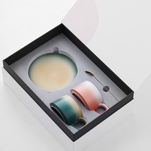周年庆礼品实用高档礼盒客户故宫文创咖啡杯陶瓷情侣对杯一对批发