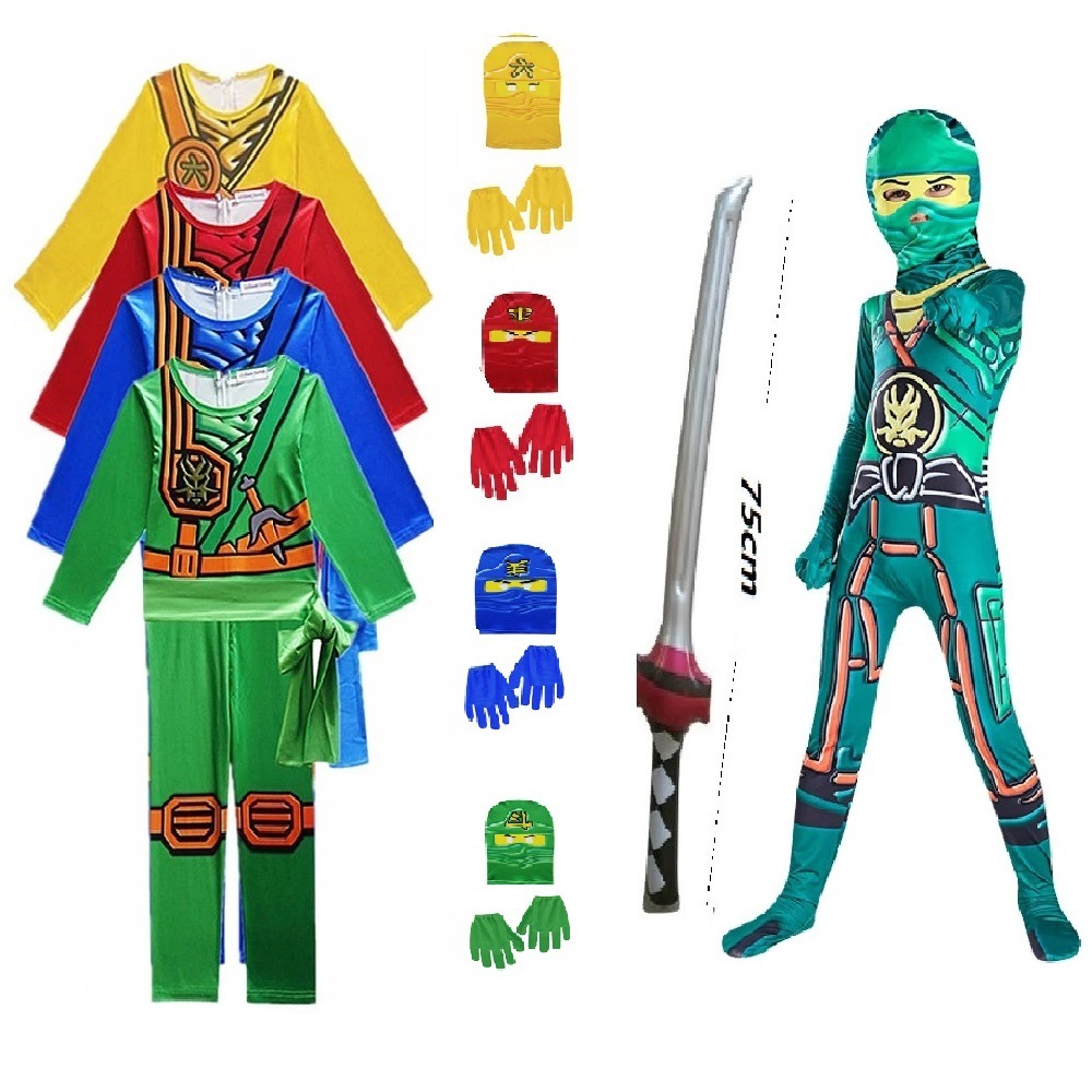 乐高幻影忍者衣服儿童动漫演出服饰cosplay万圣节lego ninjago