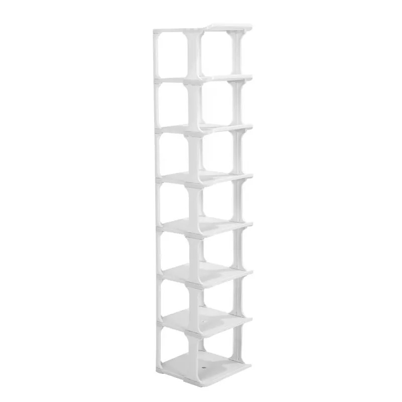 Small Shoe Rack Simple Door Household Mini Shoe Cabinet Small Narrow Shoe Rack Multi-Layer Iron Shoes Storage Rack Wholesale