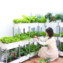 阳台立体种菜家庭多层蔬菜花卉绿植组合种植自吸水花盆架塑料