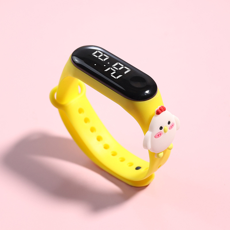 New Summer Ice Cream M3 Doll LED Electronic Watch Cute Ice Cream Student Swimming Simple Watch Waterproof