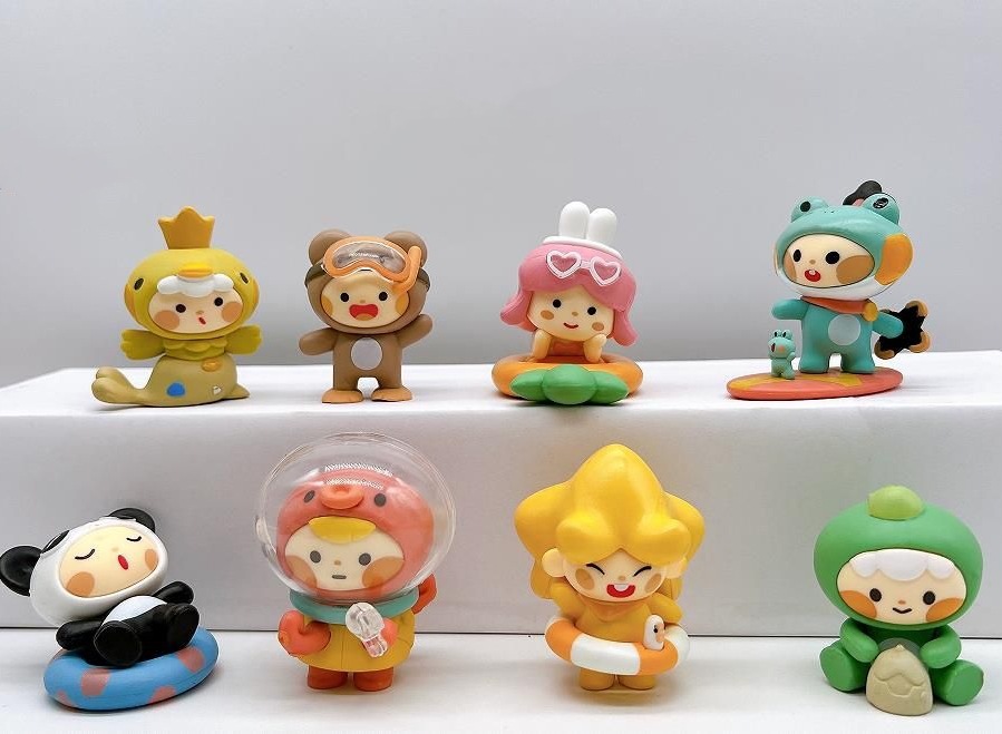 8款迷你世界迷萌假日手办迷斯拉公仔摆件潮流玩具模型