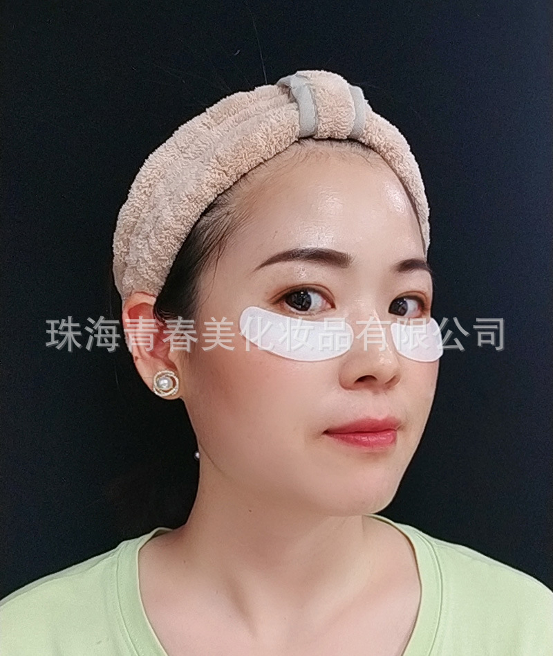 月牙凝胶眼贴 磨力贴眼膜 无纺布涂布眼膜 珠光衬布撕